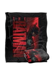 DC Comics The Batman (2022) The Batman Vertical Tiles Blanket 152 x 127 cm in White - thumbnail 2