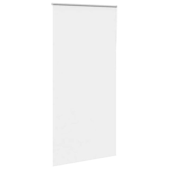 Berkfield Home Roller Blind Blackout White 100x210 cm Fabric Width 95.7 cm Polyester - image 1