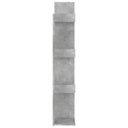 Berkfield Home Book Cabinet Concrete Grey 48x25.5x140 cm Engineered Wood - thumbnail 5