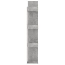 Berkfield Home Book Cabinet Concrete Grey 86x25.5x140 cm Engineered Wood - thumbnail 6