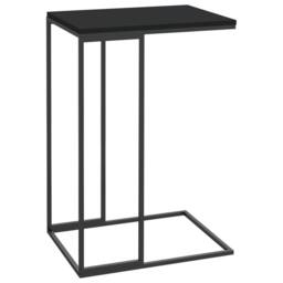 Berkfield Home Side Table Black 40x30x59 cm Engineered Wood - Size: 40 x 30 x 59 cm - thumbnail 2