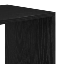 Berkfield Home Book Cabinet Black 66x31x112 cm Engineered Wood - Size: 66 x 31 x 112 cm - thumbnail 7