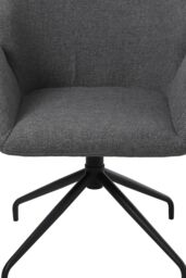 Living and Home Modern Swivel Chair in Grey - thumbnail 8