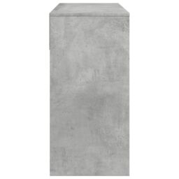 Berkfield Home Dressing Table with Mirror Concrete Grey 80x39x80 cm - Size: 80 x 39 x 80 cm - thumbnail 6