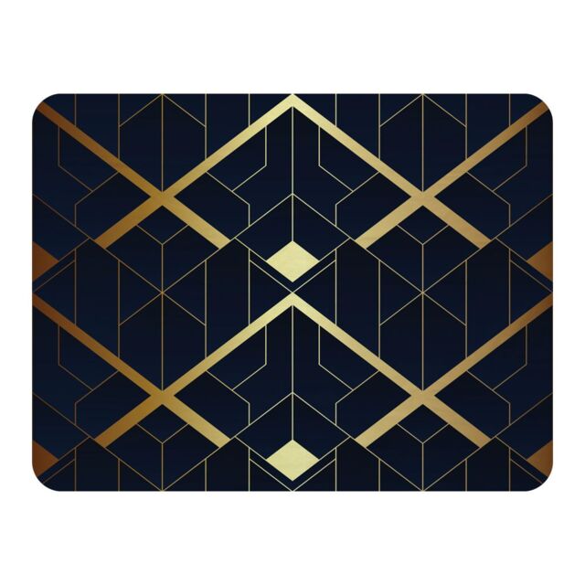 Benjamin Tate Design Luxury Gold Art Deco Blanket in Natural - Size: 120 cm x 150 cm - image 1