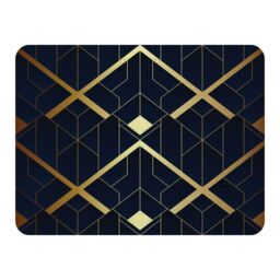 Benjamin Tate Design Luxury Gold Art Deco Blanket in Natural - Size: 120 cm x 150 cm - thumbnail 1