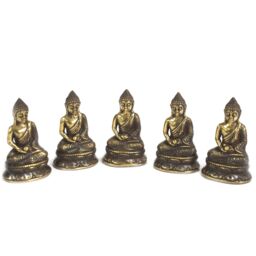 KDMD Mini Meditating Sitting Buddha in Gold - thumbnail 2