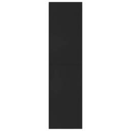 Berkfield Home Classic Book Cabinet/Room Divider Black 155x24x160 cm Engineered Wood - Size: 155 x 24 x 160 cm - thumbnail 5