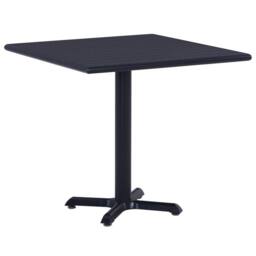 Berkfield Home Garden Table Black 80x80x75 cm - Size: 80 x 80 x 75 cm - thumbnail 2