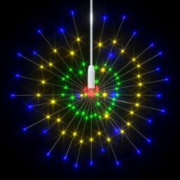 Berkfield Home Outdoor Christmas Firecrack Lights 2pcs Multicolour 20cm 280 LEDs - thumbnail 5