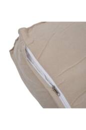 Living and Home Washable Headboard Wedge Pillow with Storage Pocket in Beige - Size: Large - thumbnail 6
