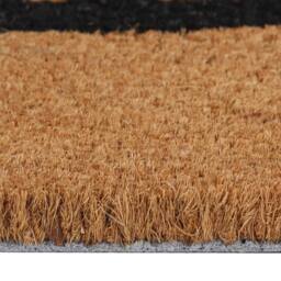 Berkfield Home Door Mat Natural 45x75 cm Tufted Coir in Brown - thumbnail 4