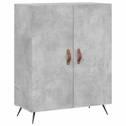 Berkfield Home Sideboard Concrete Grey 69.5x34x90 cm Engineered Wood - thumbnail 3
