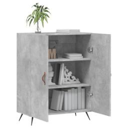 Berkfield Home Sideboard Concrete Grey 69.5x34x90 cm Engineered Wood - thumbnail 4