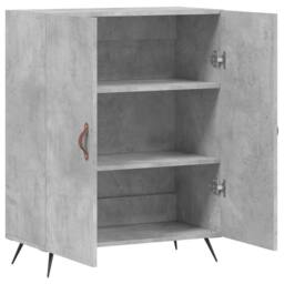 Berkfield Home Sideboard Concrete Grey 69.5x34x90 cm Engineered Wood - thumbnail 6