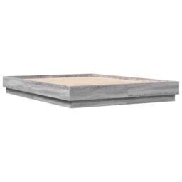 Berkfield Home Bed Frame without Mattress Grey Sonoma 120x200 cm - Size: Small Double - thumbnail 6