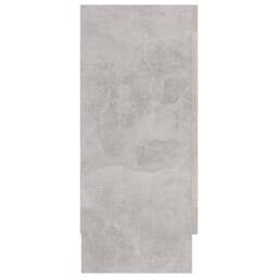 Berkfield Home Vitrine Cabinet Concrete Grey 120x30.5x70 cm Engineered Wood - thumbnail 7