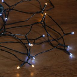 Samuel Alexander 2.3m Battery Operated Multi-Action Christmas String Lights with 24 Cool White & Warm White LEDs - thumbnail 6