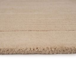 Kukoon Large Size Natural Wool Plush Deep Pile Living Room Are Rug, Grey, Green, Beige 190cm x 280cm in Taupe - Size: 190 cm x 280 cm - thumbnail 4
