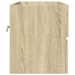 Berkfield Home Sink Cabinet Sonoma Oak 80x38.5x45 cm Engineered Wood - thumbnail 5