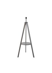 ValueLights Morrigan Free Standing Wooden Tripod Shelved Floor Lamp Base in Grey - thumbnail 5