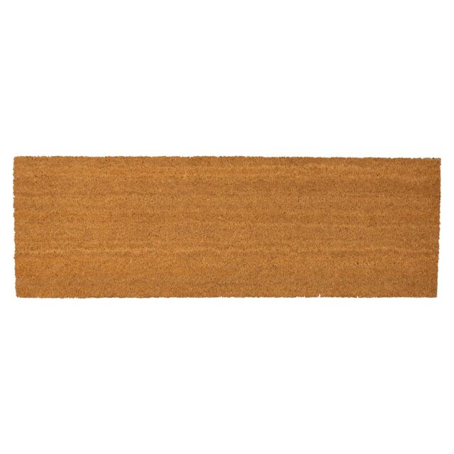 Nicola Spring Coir Door Mat - 120 x 40cm in Brown - Size: 40 cm x 120 cm - image 1