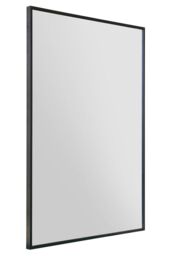 "MirrorOutlet The Artus - Black Aluminium Edged Wall Mirror 35"" X 24"" (90CM X 60CM) - Size: 1 Pack" - thumbnail 3