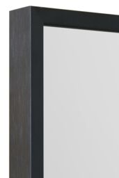"MirrorOutlet The Artus - Black Aluminium Edged Wall Mirror 35"" X 24"" (90CM X 60CM) - Size: 1 Pack" - thumbnail 6