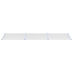 Berkfield Home Door Canopy Grey & Transparent 358.5x90 cm Polycarbonate in Clear - thumbnail 3