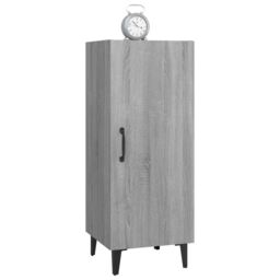 Berkfield Home Sideboard Grey Sonoma 34.5x34x90 cm Engineered Wood - thumbnail 5
