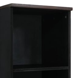 Berkfield Home Bathroom Furniture Sets with Drawer with Shelf Striped with Storage with Door Brown 38 x 33 x 160 cm - thumbnail 8