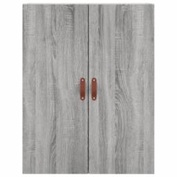 Berkfield Home Wall Mounted Cabinet Grey Sonoma 69.5x34x90 cm - thumbnail 7