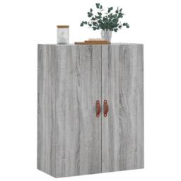 Berkfield Home Wall Mounted Cabinet Grey Sonoma 69.5x34x90 cm - thumbnail 4