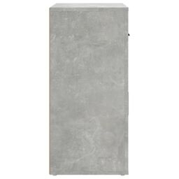 Berkfield Home Sideboard Concrete Grey 80x33x70 cm Engineered Wood - Size: 80 x 33 x 70 cm - thumbnail 5