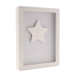 Bambino by Juliana Little Star Blue Framed Plaque in Light Blue - thumbnail 3