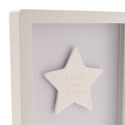 Bambino by Juliana Little Star Blue Framed Plaque in Light Blue - thumbnail 4