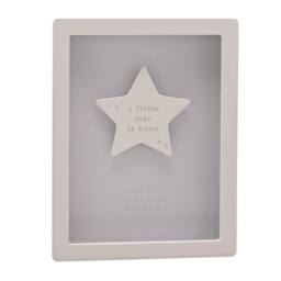 Bambino by Juliana Little Star Blue Framed Plaque in Light Blue - thumbnail 2