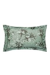 Ted Baker 'Belmar Floral' Cotton Sateen Duvet Cover Set in Light Green - Size: Super King - thumbnail 4