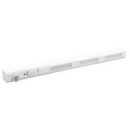 mysmartbuy Wireless Motion Sensor LED Strip Light - Battery Powered Wall Mountable Indoor Lighting with 15 LEDs - Measures 28 x 2 x 2cm - thumbnail 1