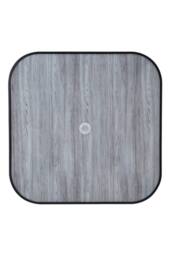 Living and Home Garden Square Tempered Glass Marble Coffee Table in Grey - thumbnail 6