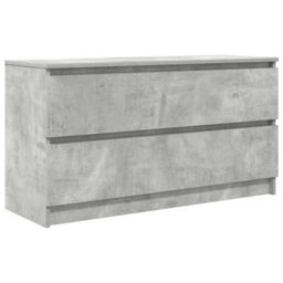 Berkfield Home TV Cabinet Concrete Grey 100x35x54 cm Engineered Wood - Size: 100 x 35 x 54 cm - thumbnail 2