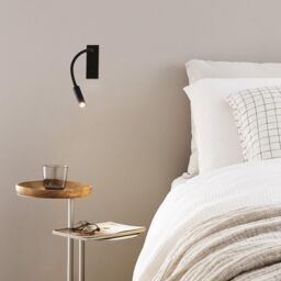 Netlighting Io Wall Reading Light Black 3000K - thumbnail 2