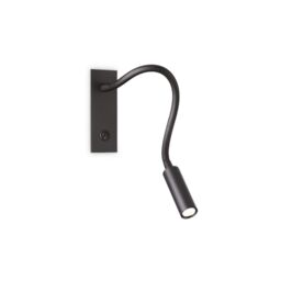 Netlighting Io Wall Reading Light Black 3000K - thumbnail 1