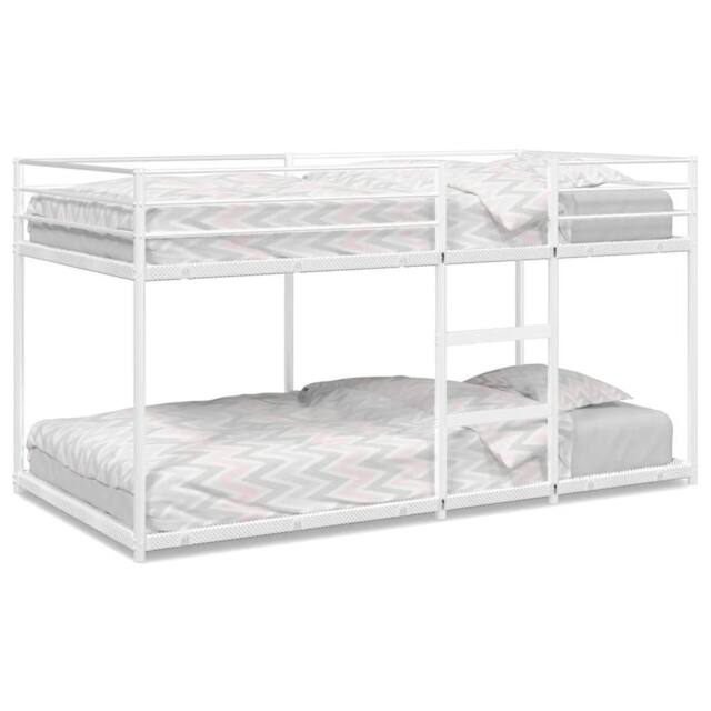 Berkfield Home Bunk Bed without Mattress White 107x203 cm Steel - image 1
