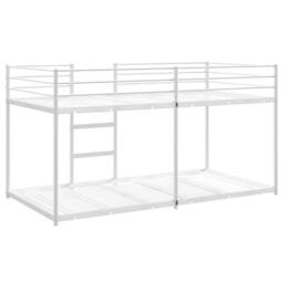 Berkfield Home Bunk Bed without Mattress White 107x203 cm Steel - thumbnail 7