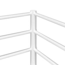 Berkfield Home Bunk Bed without Mattress White 107x203 cm Steel - thumbnail 9