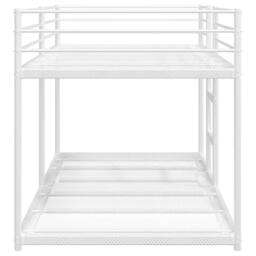Berkfield Home Bunk Bed without Mattress White 107x203 cm Steel - thumbnail 6