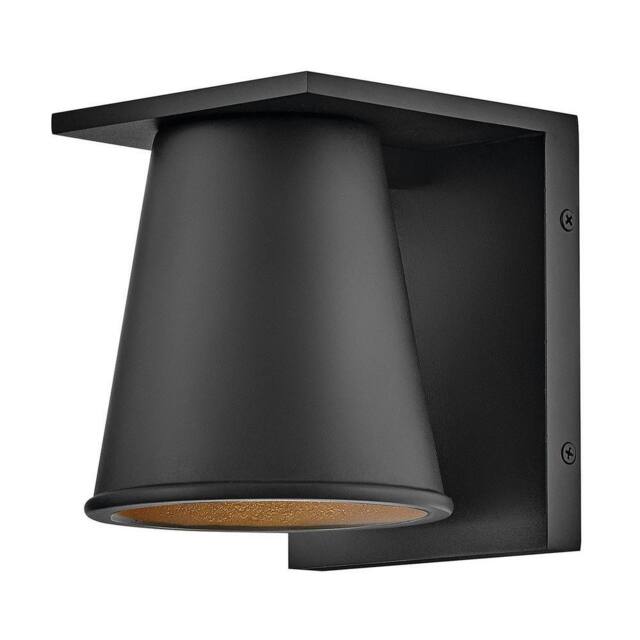 Netlighting Hinkley Hans Outdoor Wall Down Lamp Black 2700K IP44 1x GU10 - image 1