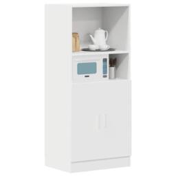 Berkfield Home Kitchen Cabinet White 57x41.5x131.5 cm Engineered Wood