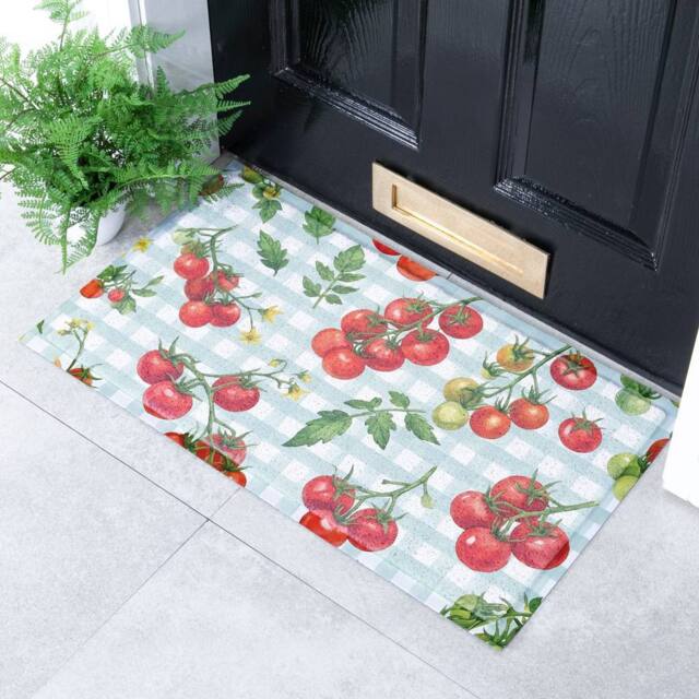 Artsy Mats Tomatoes Pattern Indoor/Outdoor Doormat (70x40cm) in Red - Size: 40 cm x 70 cm - image 1